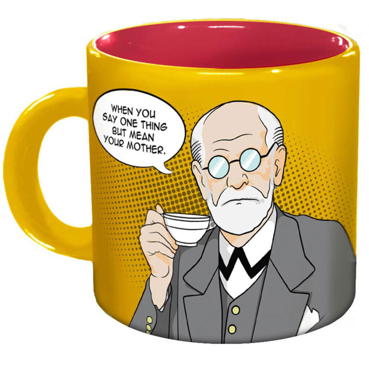 Freudscher Versprecher Kaffeebecher
