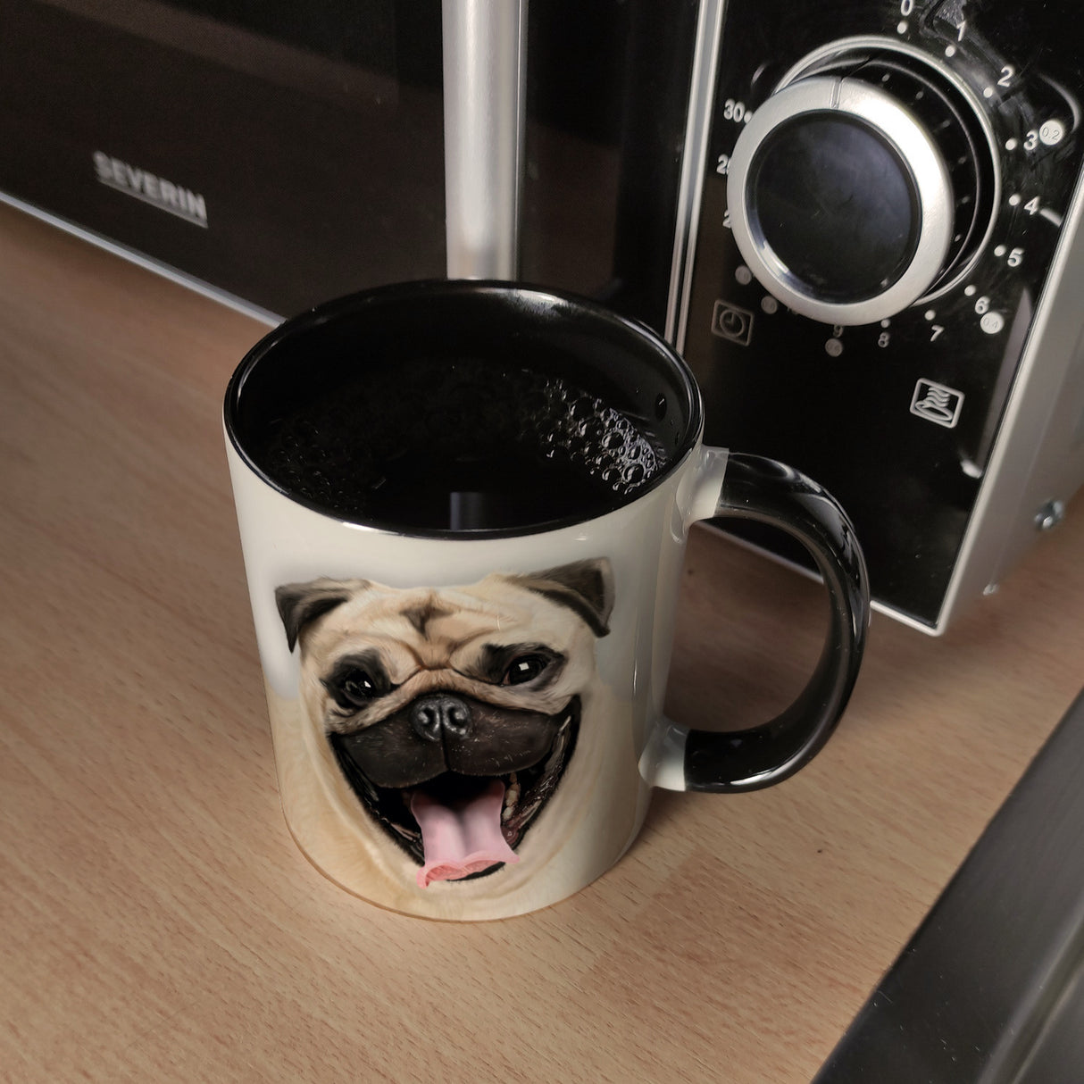 Mops Kaffeebecher
