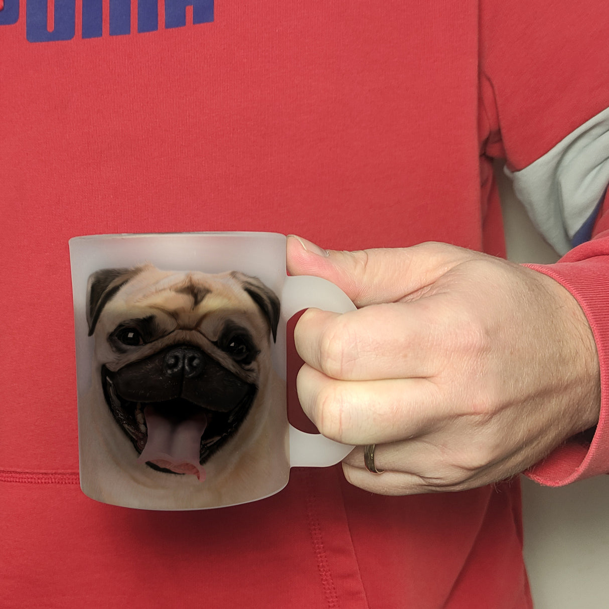 Mops Kaffeebecher