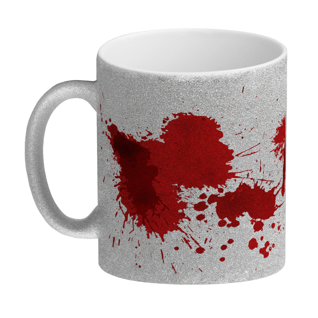 Kaffeebecher mit Blutbad Motiv