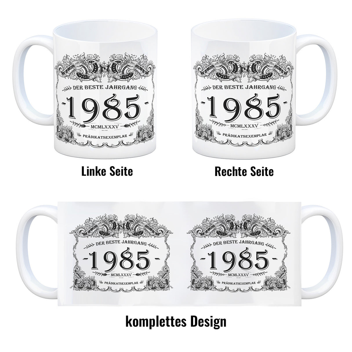 1985 der beste Jahrgang Kaffeebecher