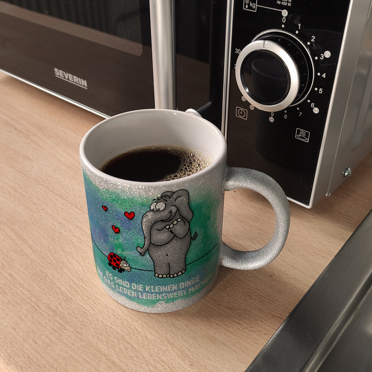 Es sind die kleine Dinge die das Leben lebenswert machen Kaffeebecher