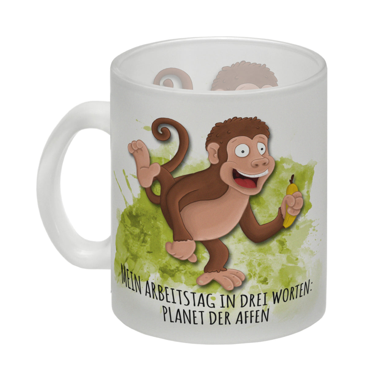Mein Arbeitstag in drei Worten: Planet der Affen Kaffeebecher