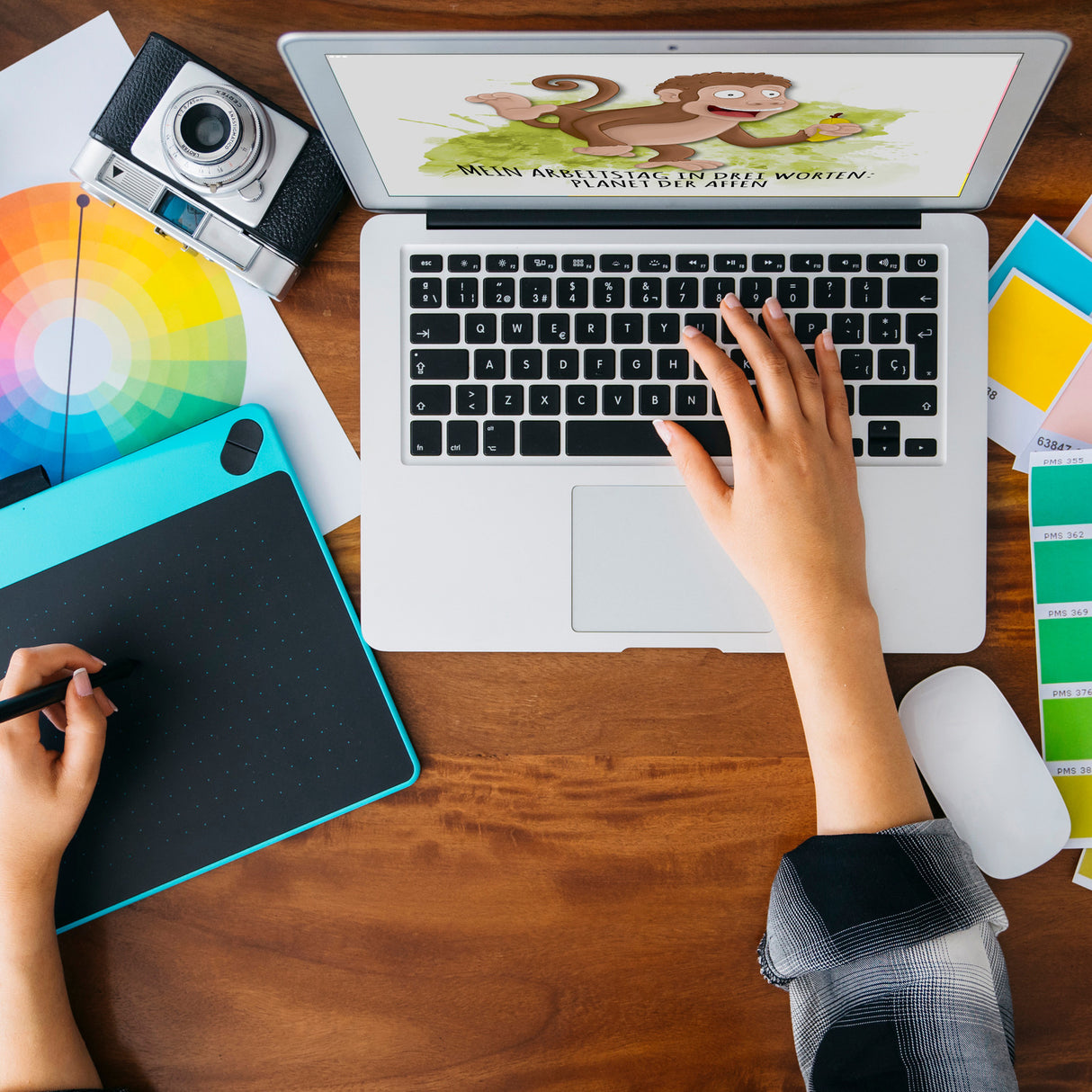 Mein Arbeitstag in drei Worten: Planet der Affen Kaffeebecher