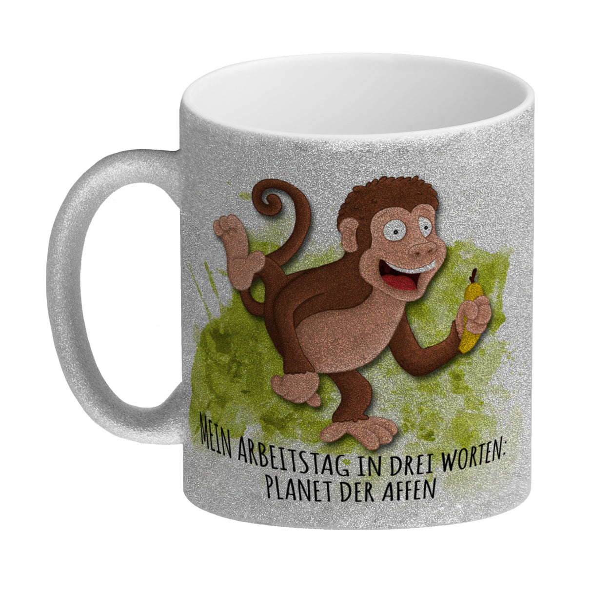 Mein Arbeitstag in drei Worten: Planet der Affen Kaffeebecher
