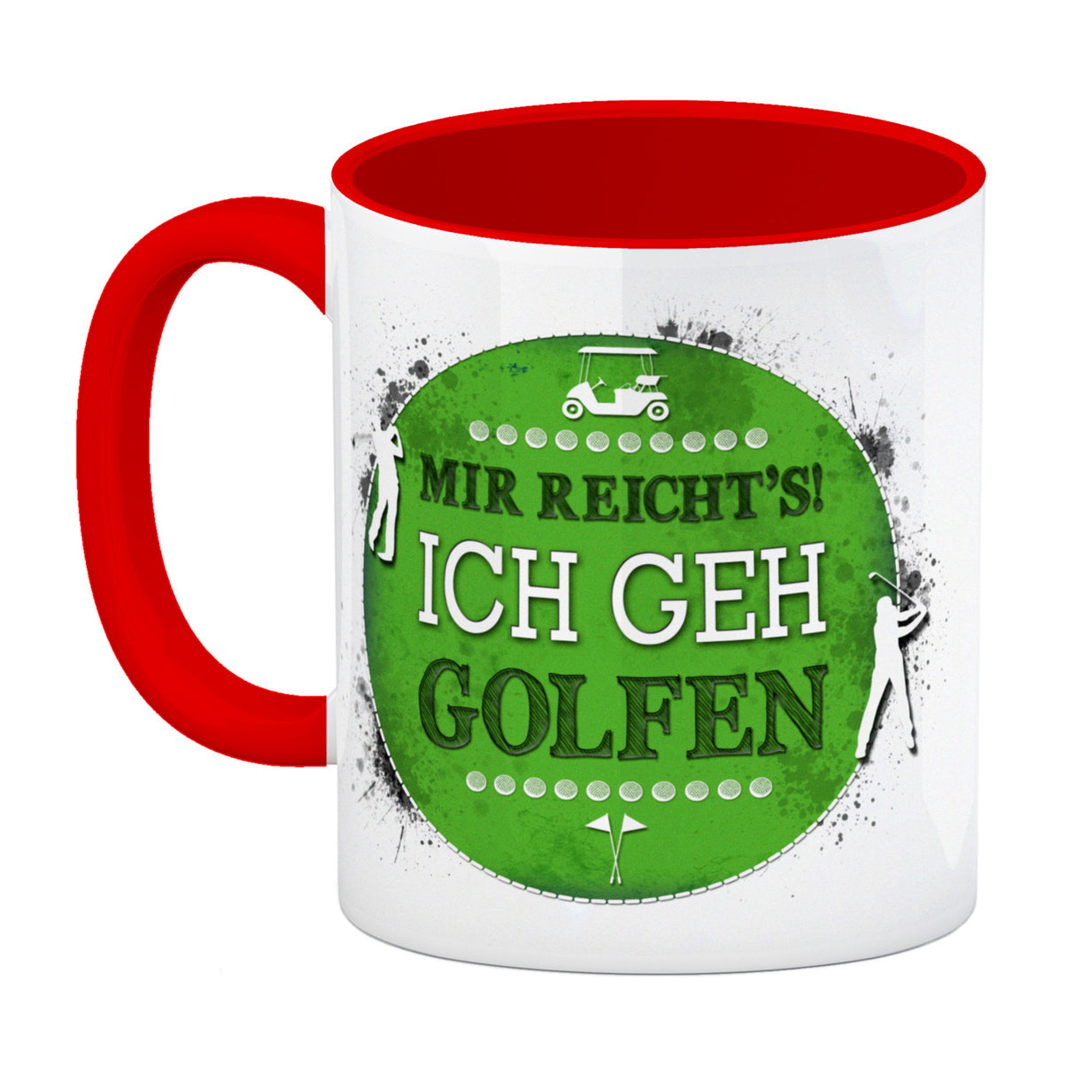 Mir reicht's! Ich geh golfen Kaffeebecher
