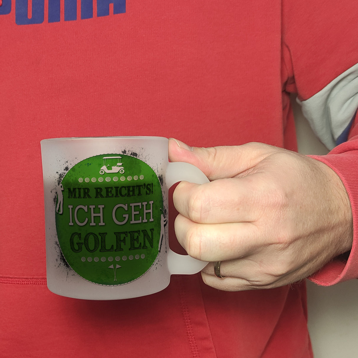 Mir reicht's! Ich geh golfen Kaffeebecher