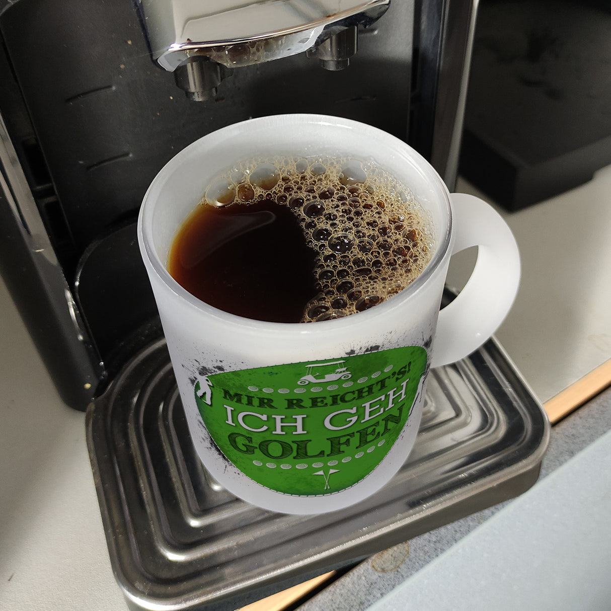 Mir reicht's! Ich geh golfen Kaffeebecher
