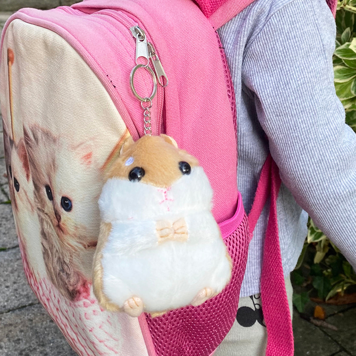 Hamster Schlüsselanhänger aus Plüsch