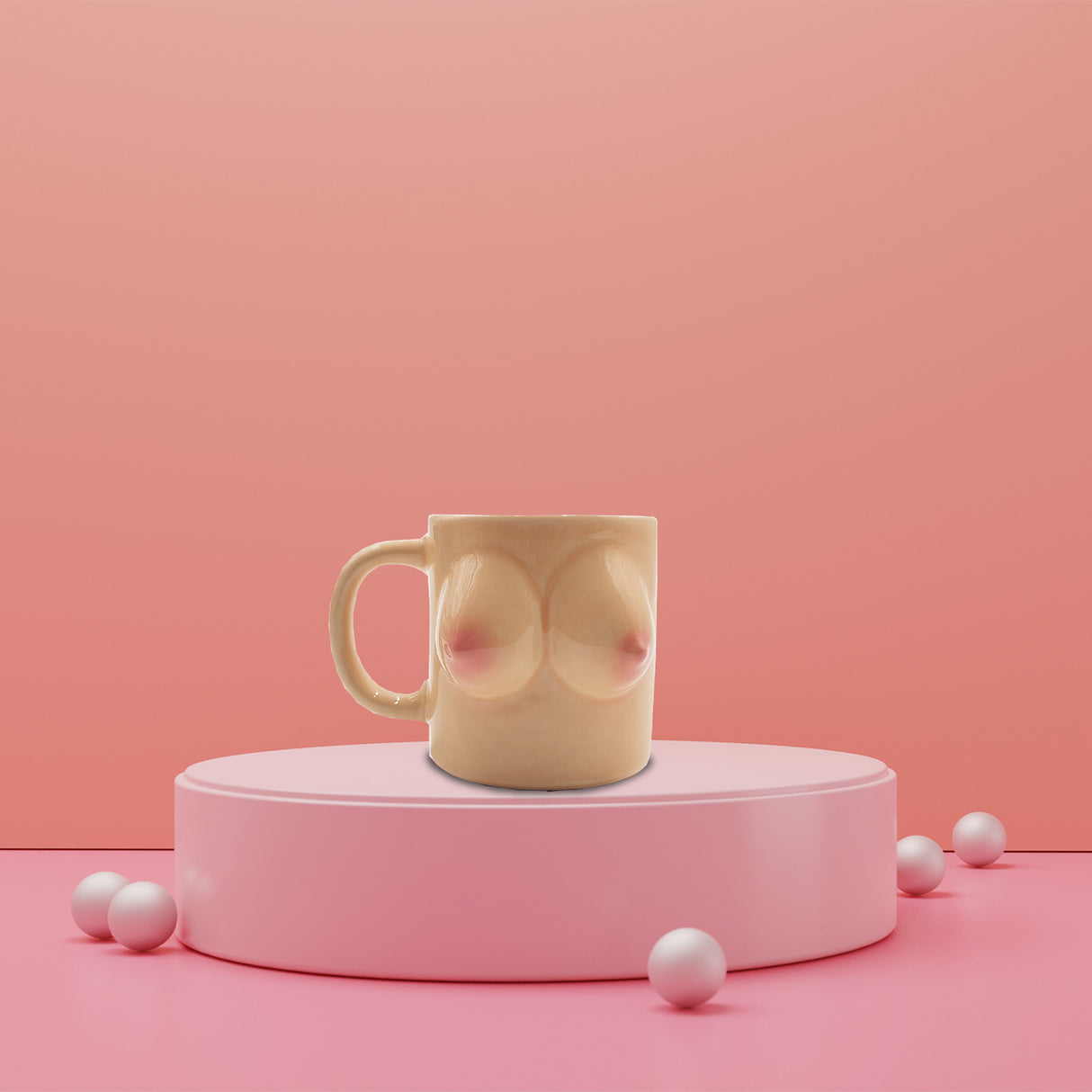 Brüste Kaffeebecher Titten Tasse mit abnehmbaren Bikinitop