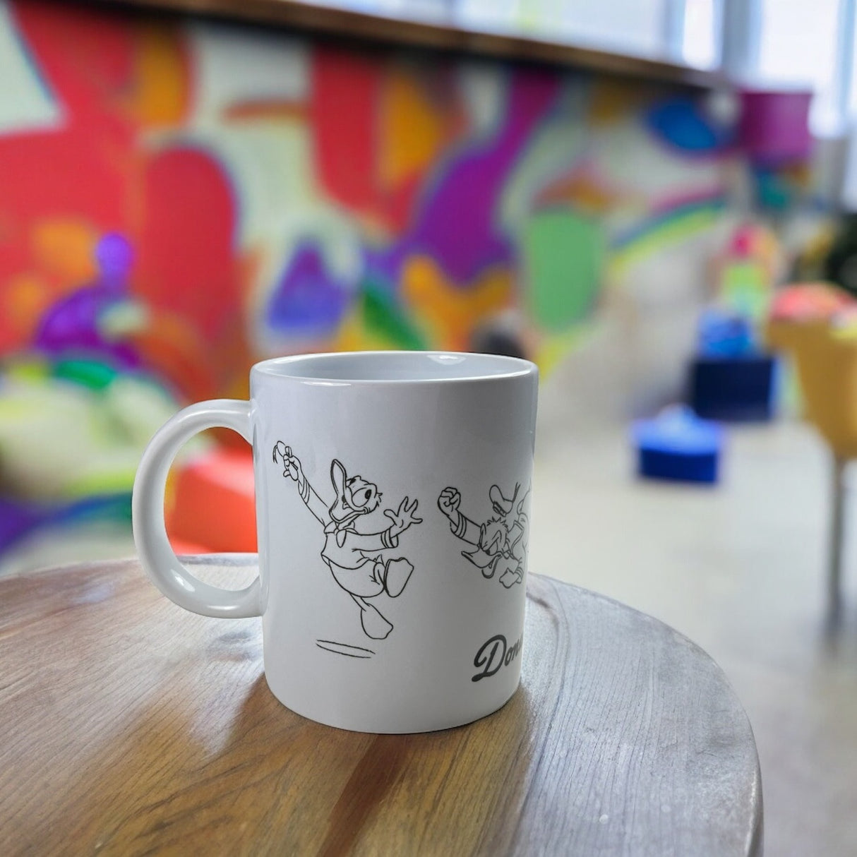 Donald Duck Zeichnung Kaffeebecher Disney Tasse