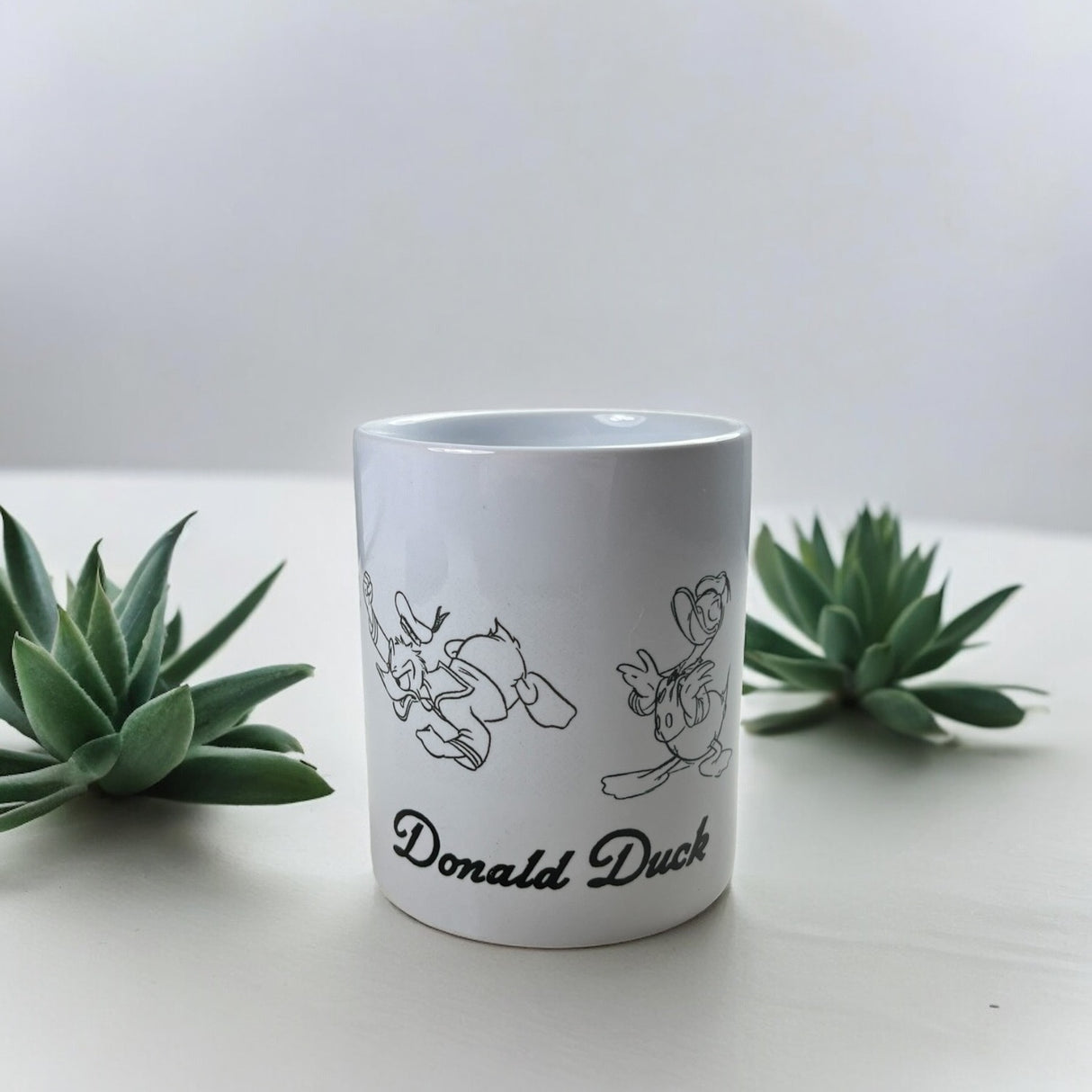 Donald Duck Zeichnung Kaffeebecher Disney Tasse