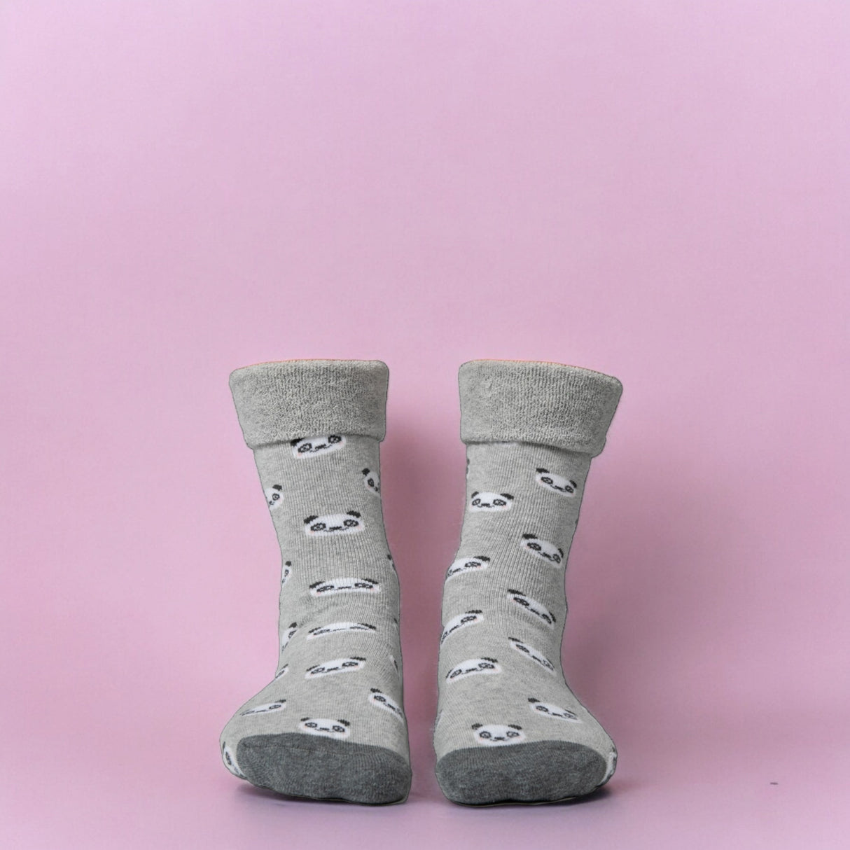 Panda Socken Cucamelon Kuschelsocken für Mama und Baby in 38-40 und für Neugeborene (2 Paare)