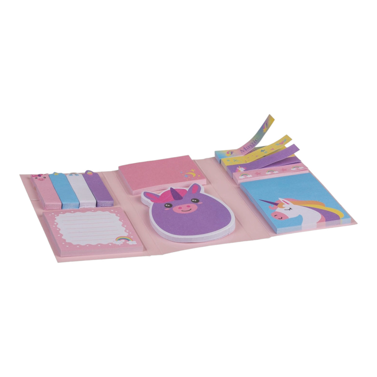 Einhorn Haftnotizen Bürobedarf Unicorn Klebezettel mit 6 verschiedenen Designs
