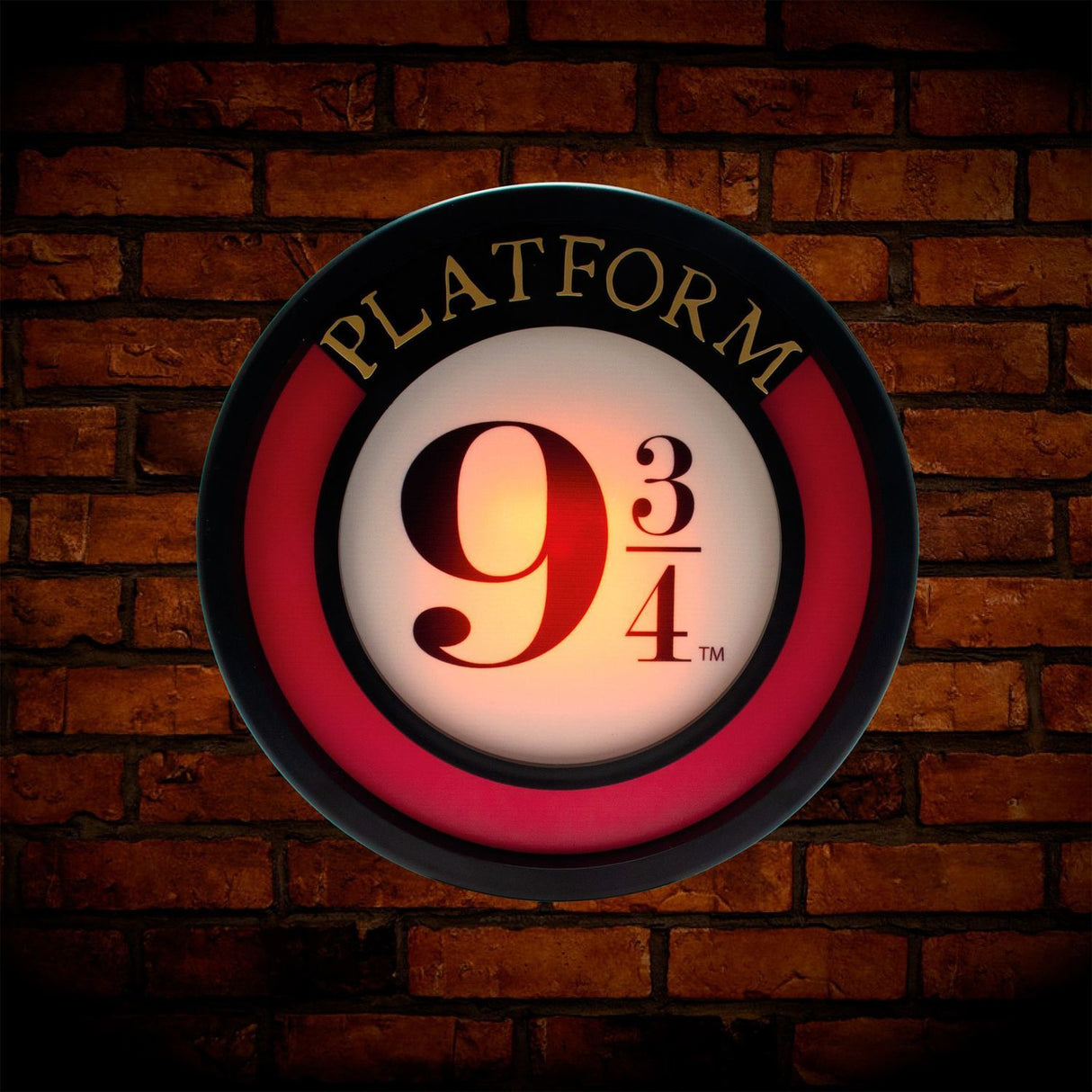 Harry Potter Gleis 9 3/4 Dekolampe Hogwarts Express Nachtlicht