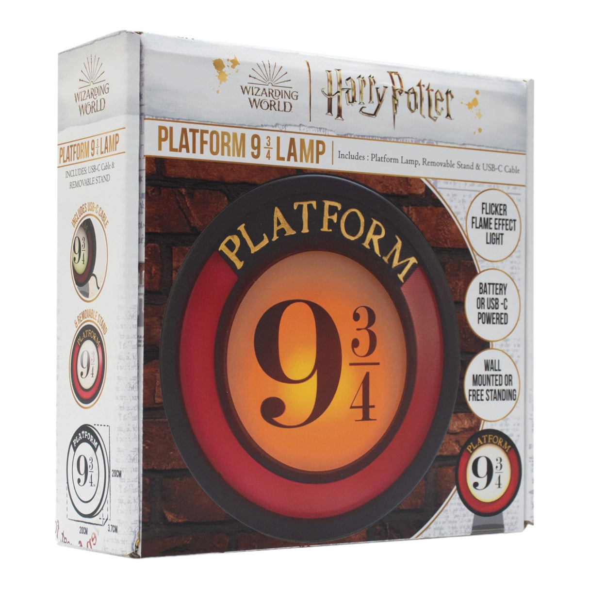Harry Potter Gleis 9 3/4 Dekolampe Hogwarts Express Nachtlicht