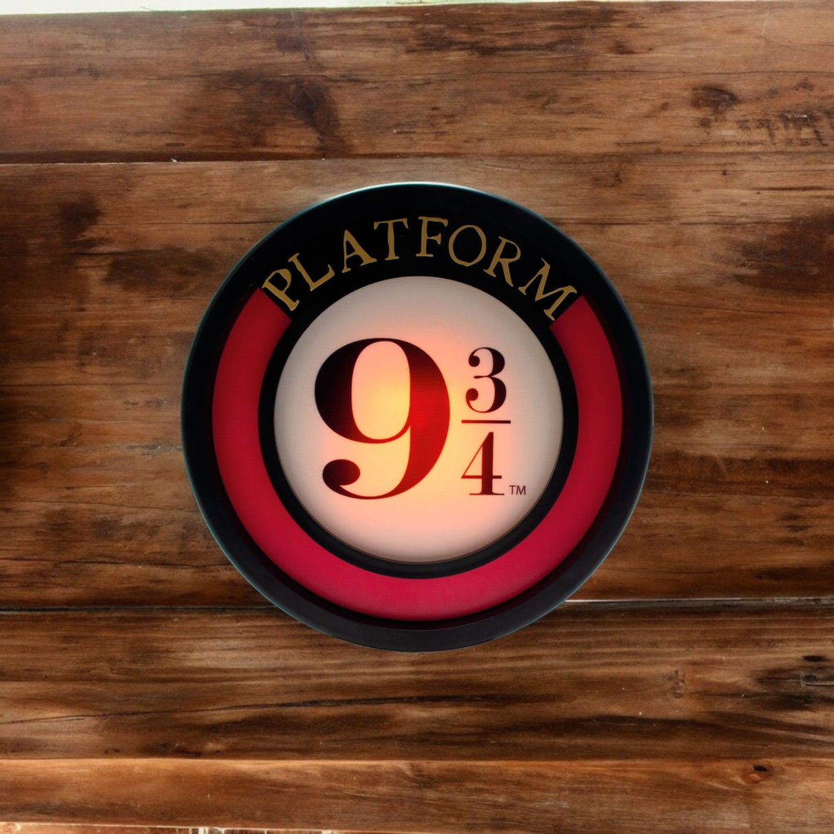 Harry Potter Gleis 9 3/4 Dekolampe Hogwarts Express Nachtlicht