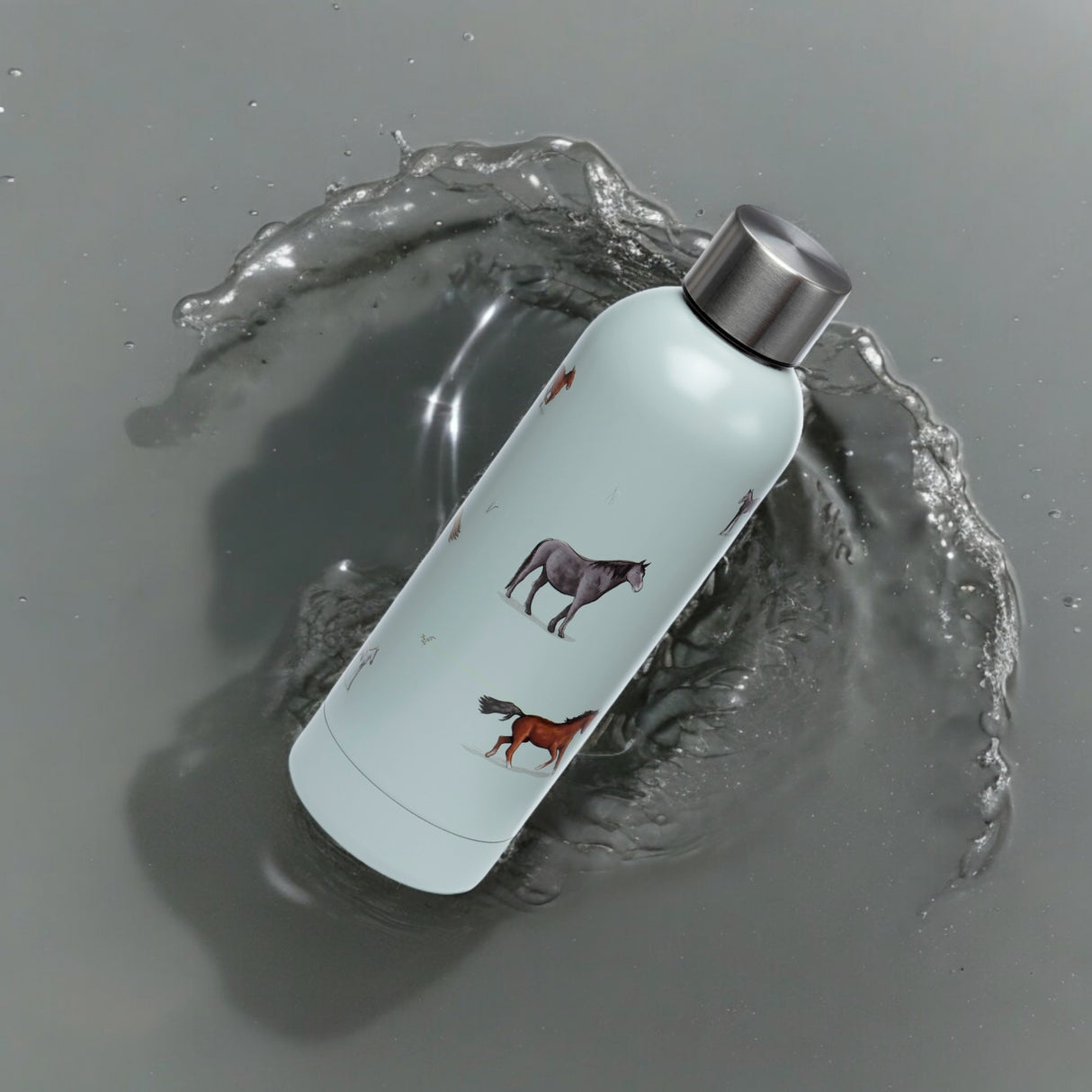 Willow Farm Pferde Thermo Trinkflasche schöne Wasserflasche für Mädchen