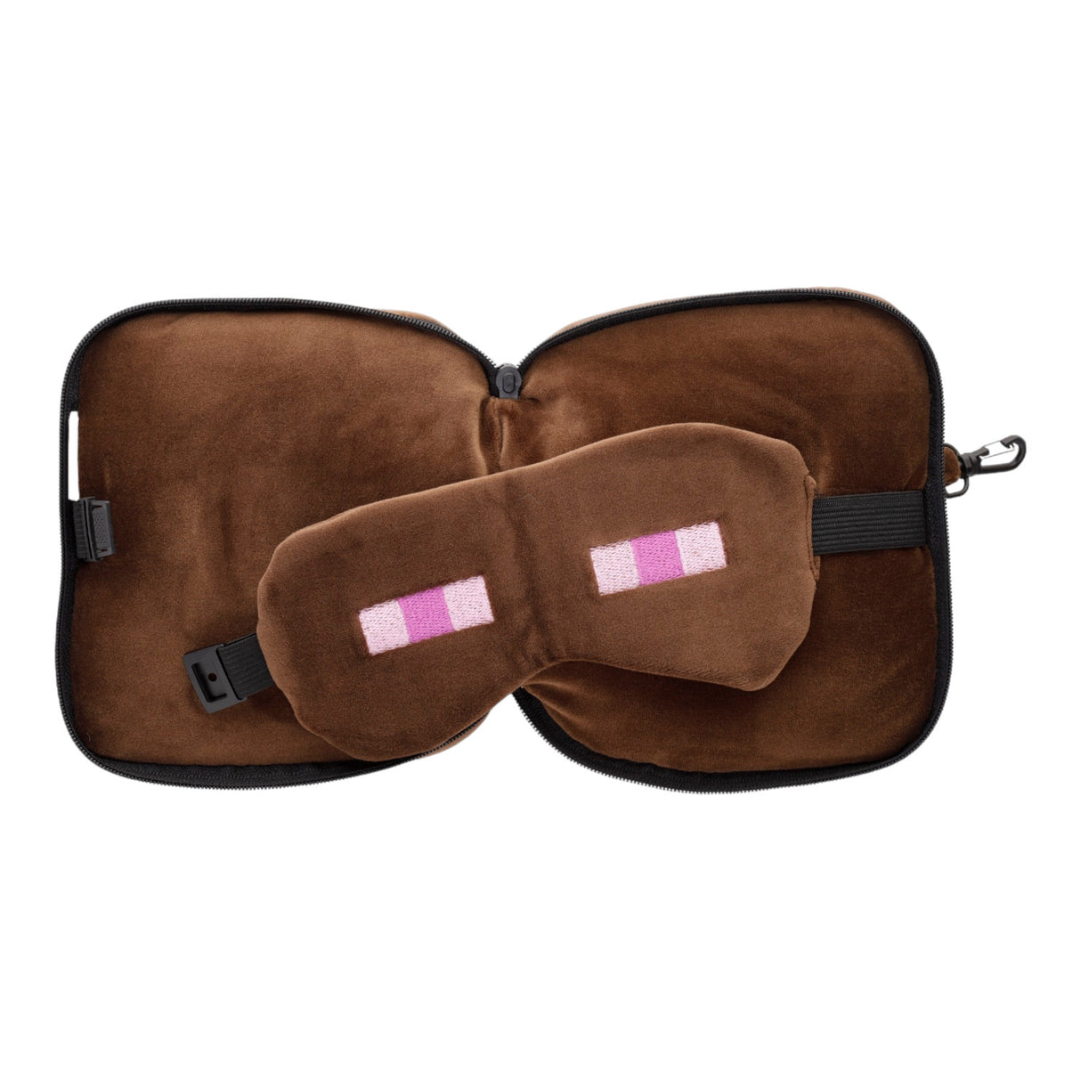 Minecraft Enderman Reisekissen mit Augenmaske