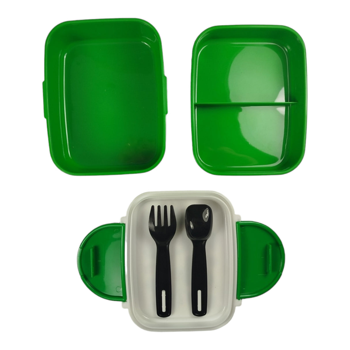 Minecraft Creeper & TNT Bentobox mit Gabel und Löffel