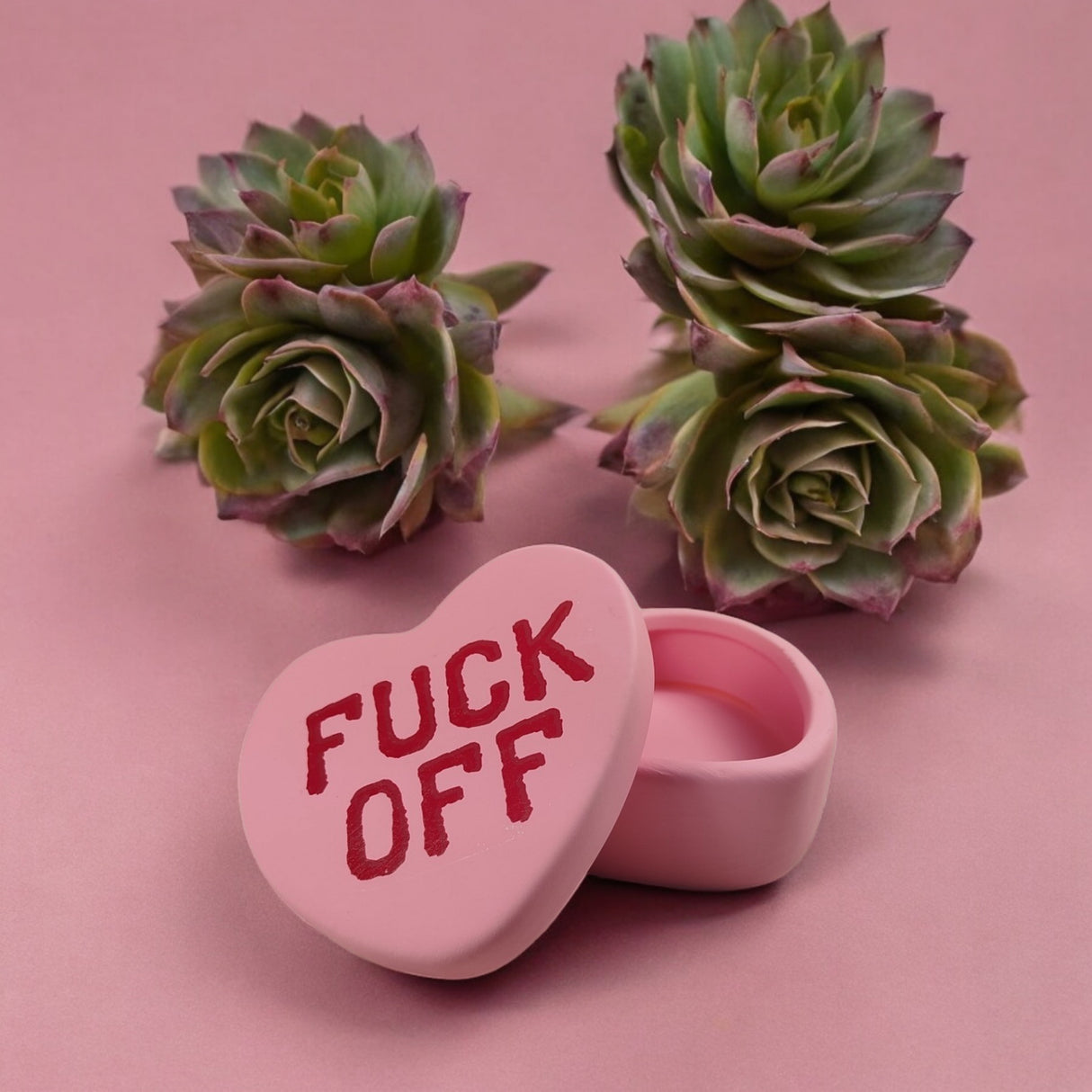 Fuck Off Aufbewahrungsbox Valentinstag Deko Herzbox