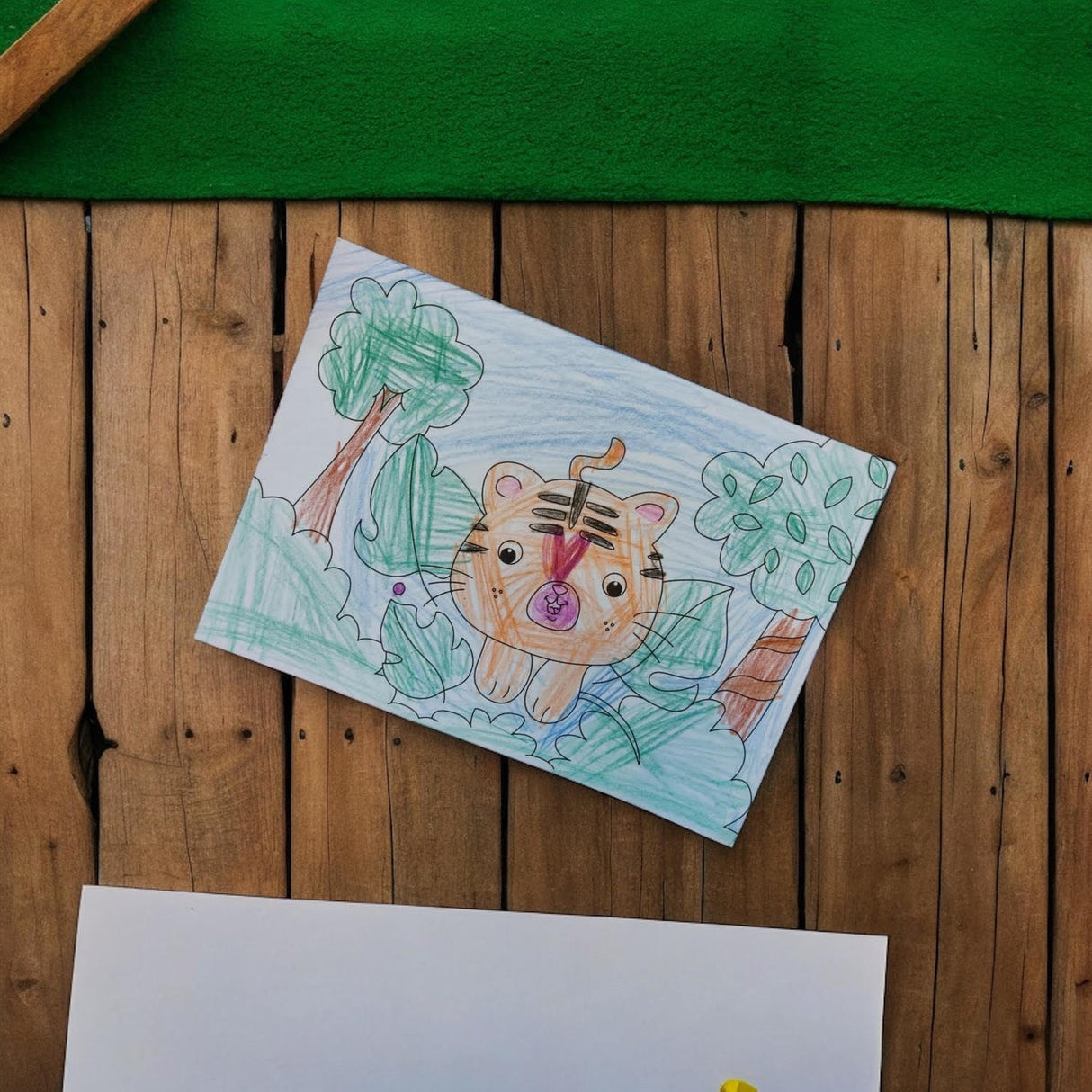 Wilde Tiere Postkarten Malbuch Tierwelt Malheft mit 20 Seiten