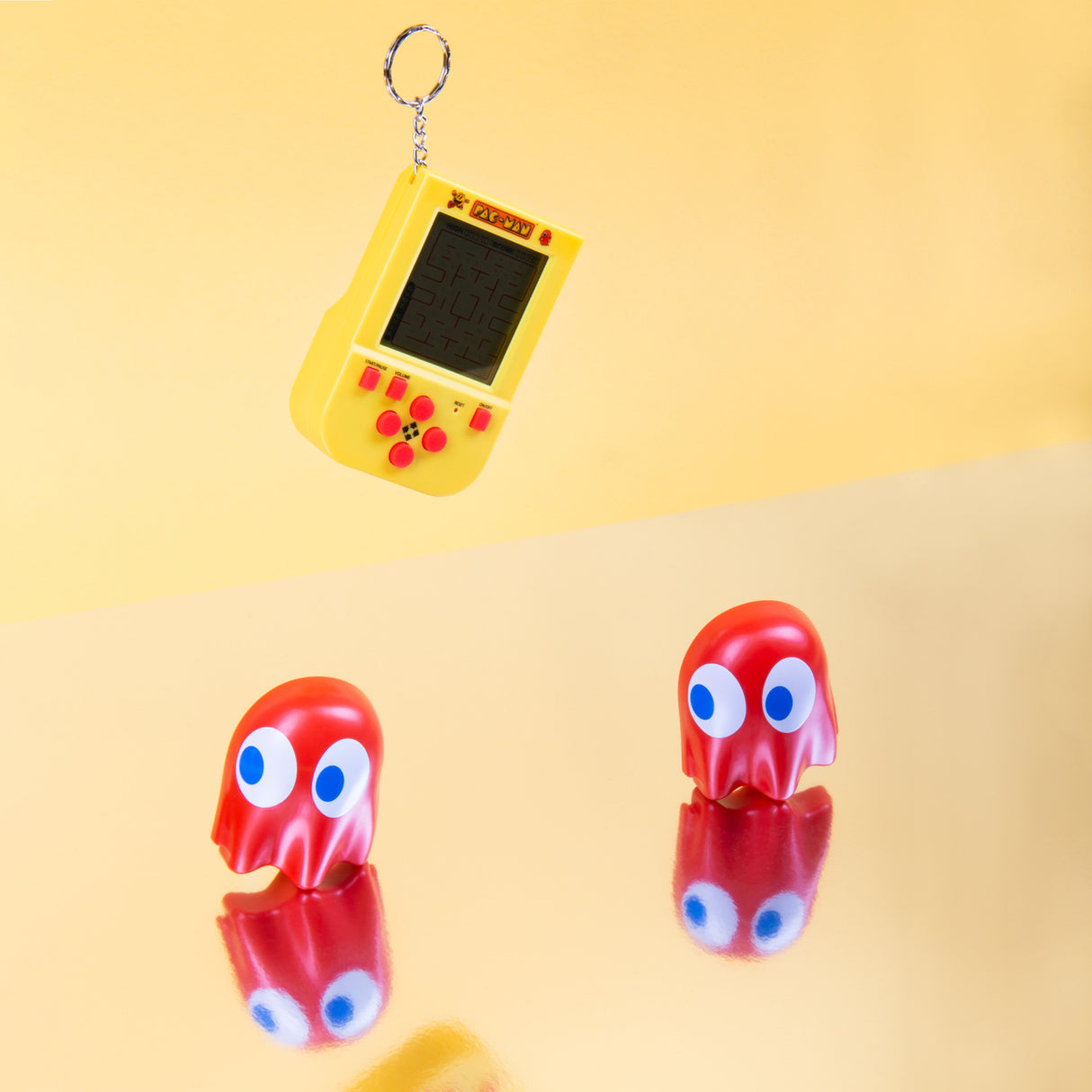 Pac-Man Retro Arcade Spiel Schlüsselanhänger mit Sound