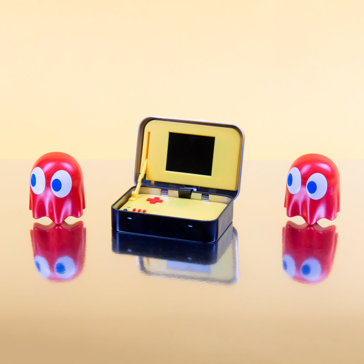 Pac-Man Arcade Spielekonsole in der Metalldose mit Sound