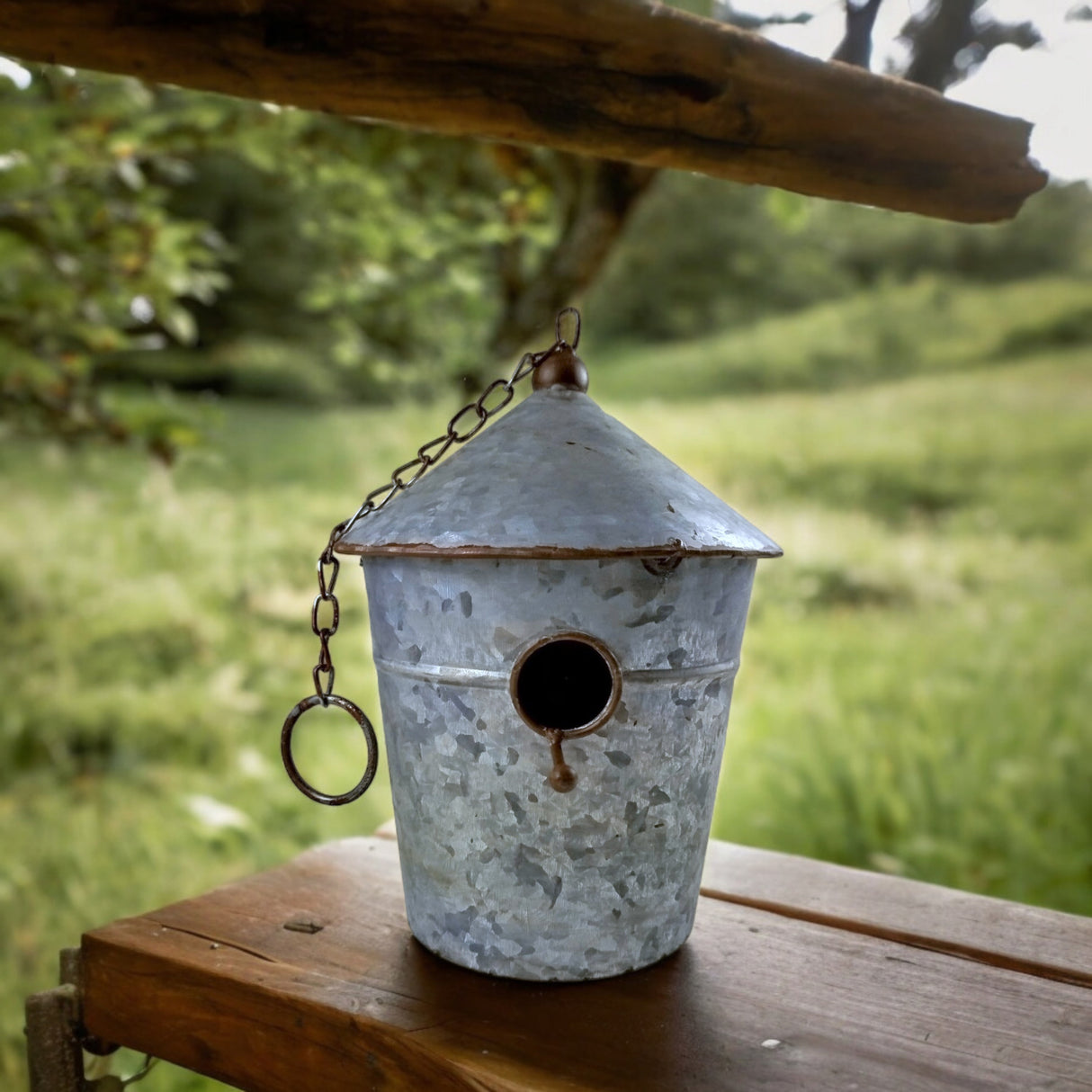 Großer Nistkasten für Vögel Vogelhaus aus Zink für Draußen