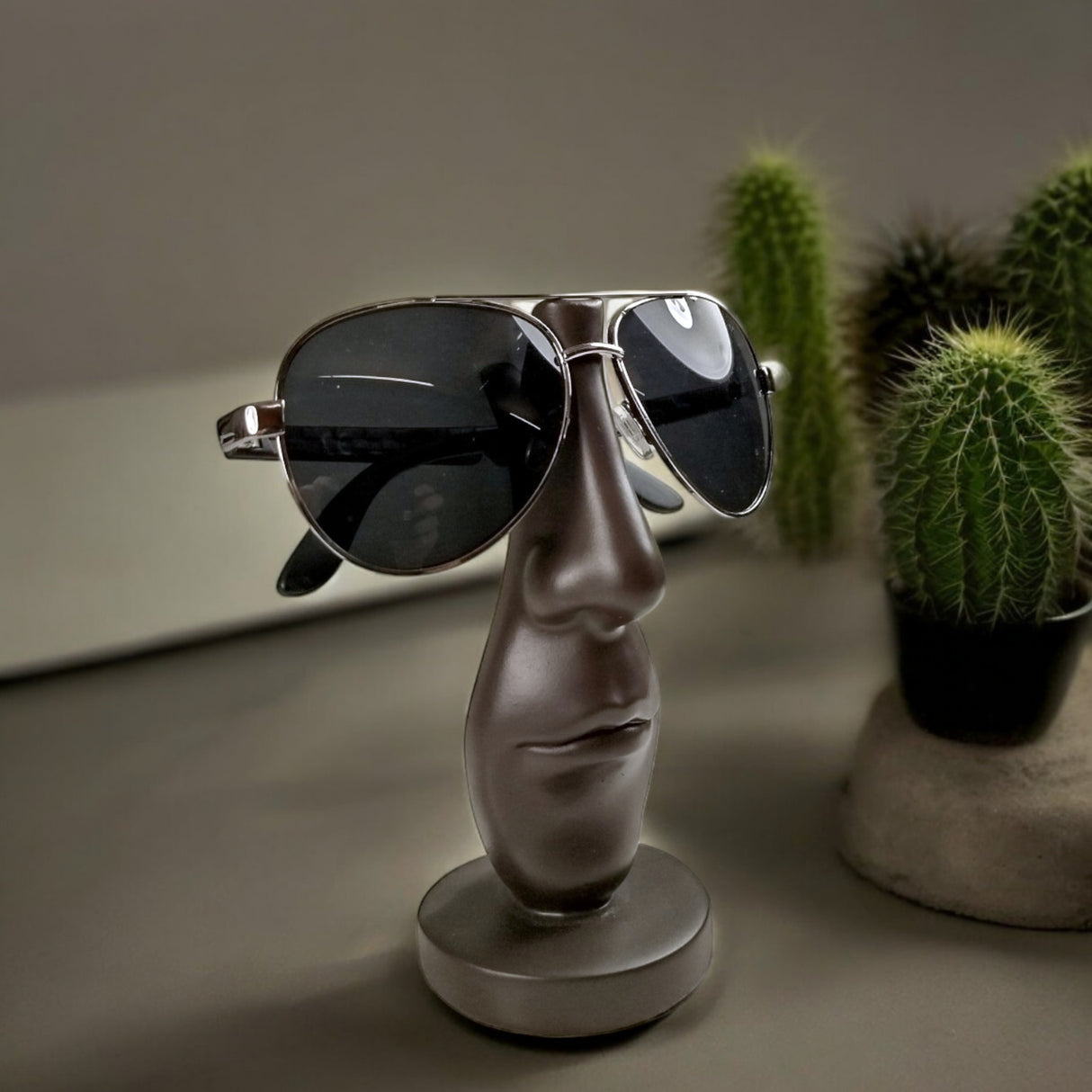 Gesicht Brillenständer Deko-Skulptur Brillenhalter