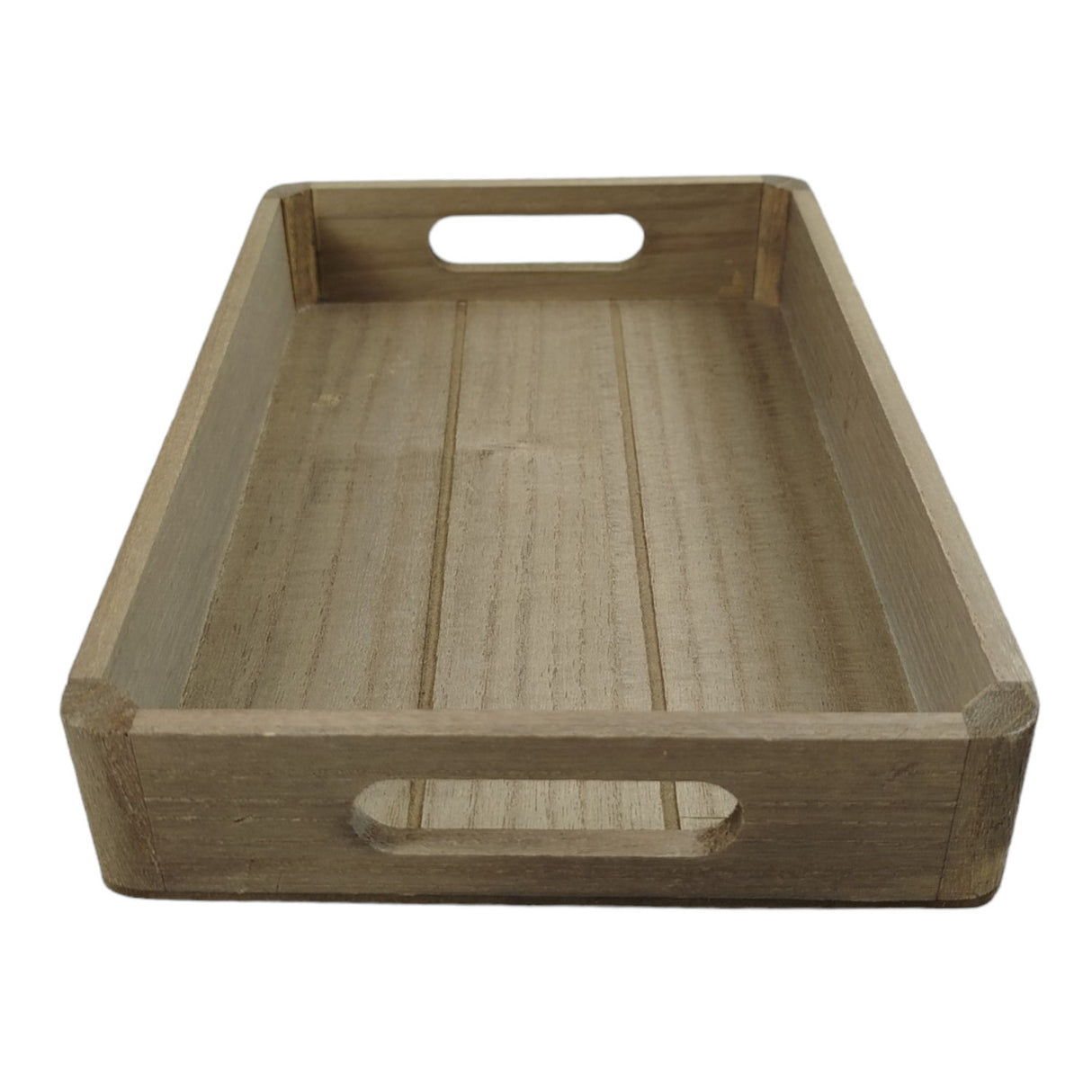 Serviertablett Holzdeko - Dekotablett aus Holz