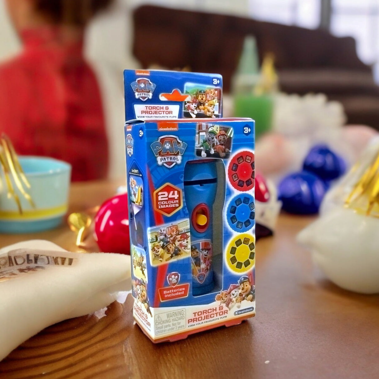 Paw Patrol Taschenlampe für Kinder Taschenlampenprojektor mit 3 Projektorscheiben