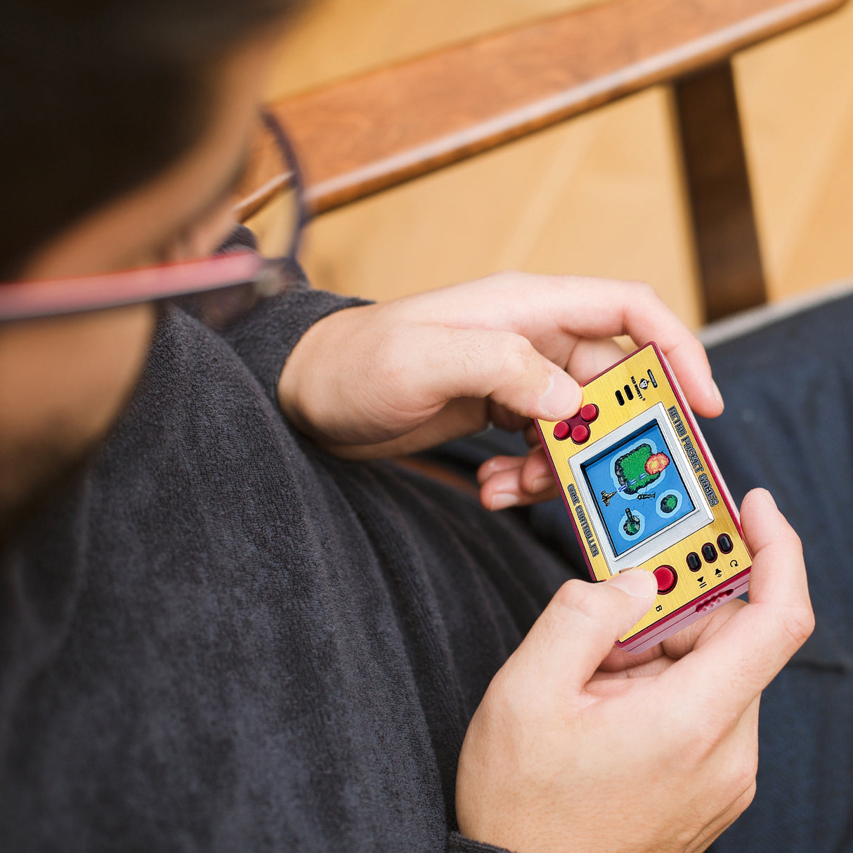 Retro Arcade Spielzeug Mini-Konsole mit 153 Spielen und Sound