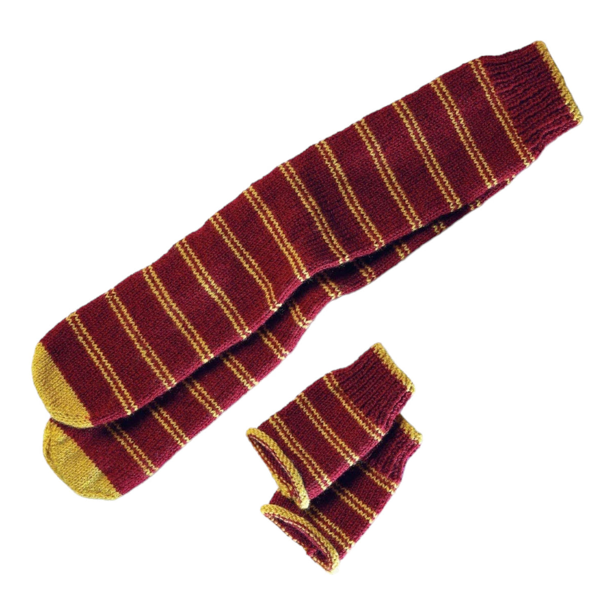 Harry Potter Hogwarts Gryffindor Fäustlinge und Socken Strickset