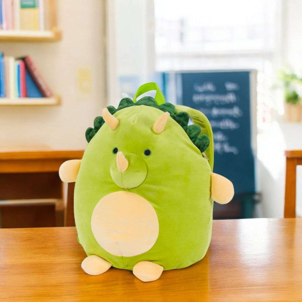 Triceratops Kuschel-Rucksack für Jungen - Dinosaurier Kinderrucksack
