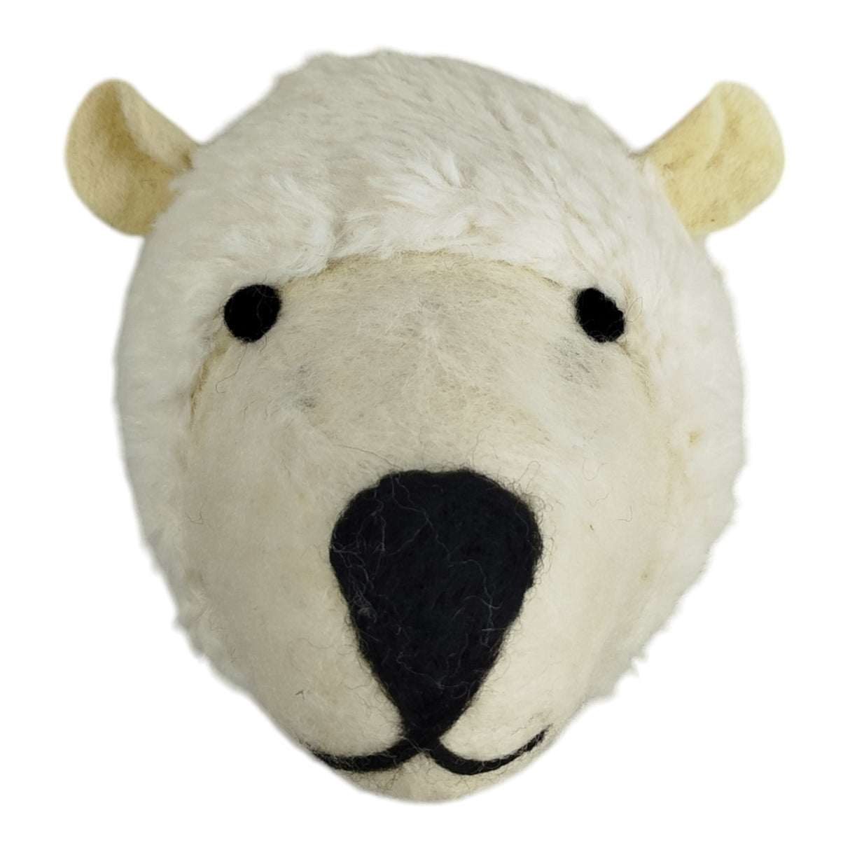 woolimals Eisbär Erwin Trophäe aus Wolle