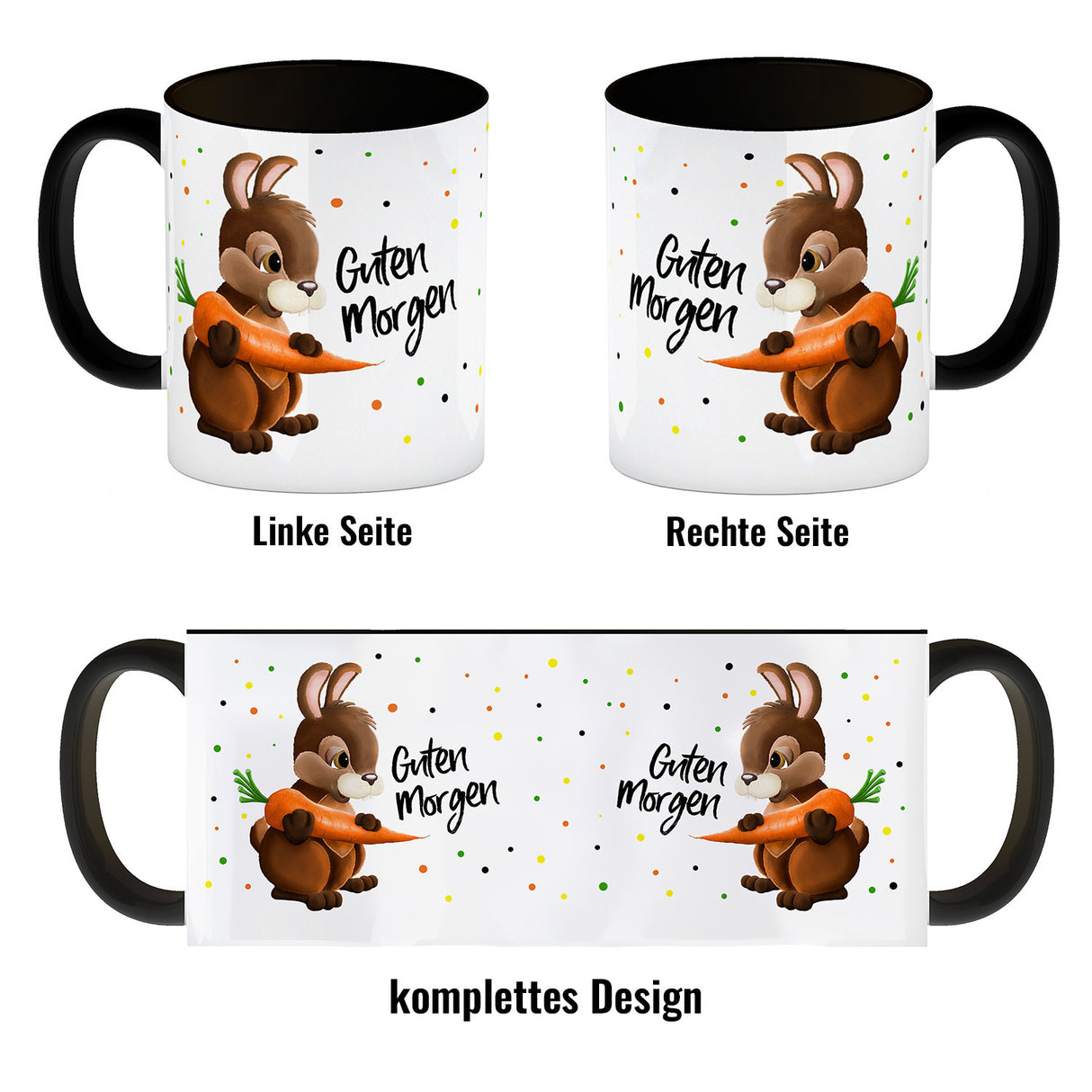 Guten Morgen Hase Kaffeebecher