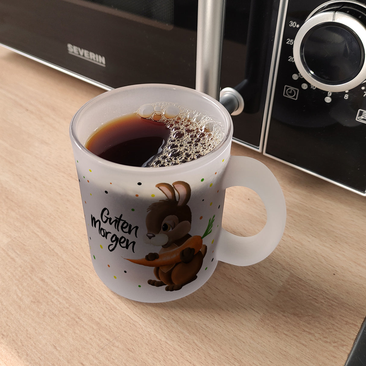 Guten Morgen Hase Kaffeebecher