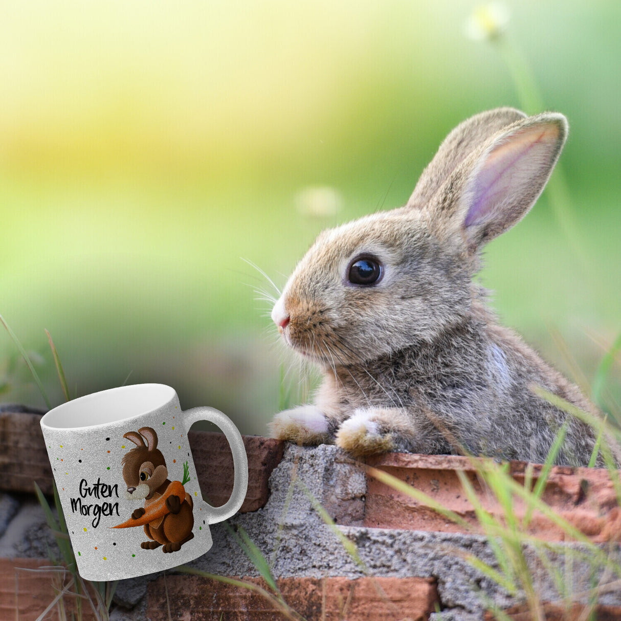 Guten Morgen Hase Kaffeebecher