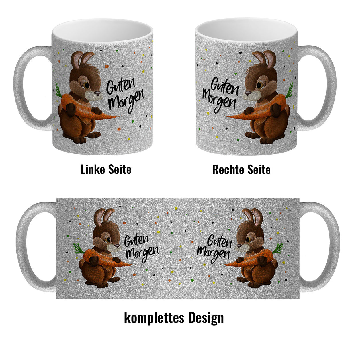 Guten Morgen Hase Kaffeebecher