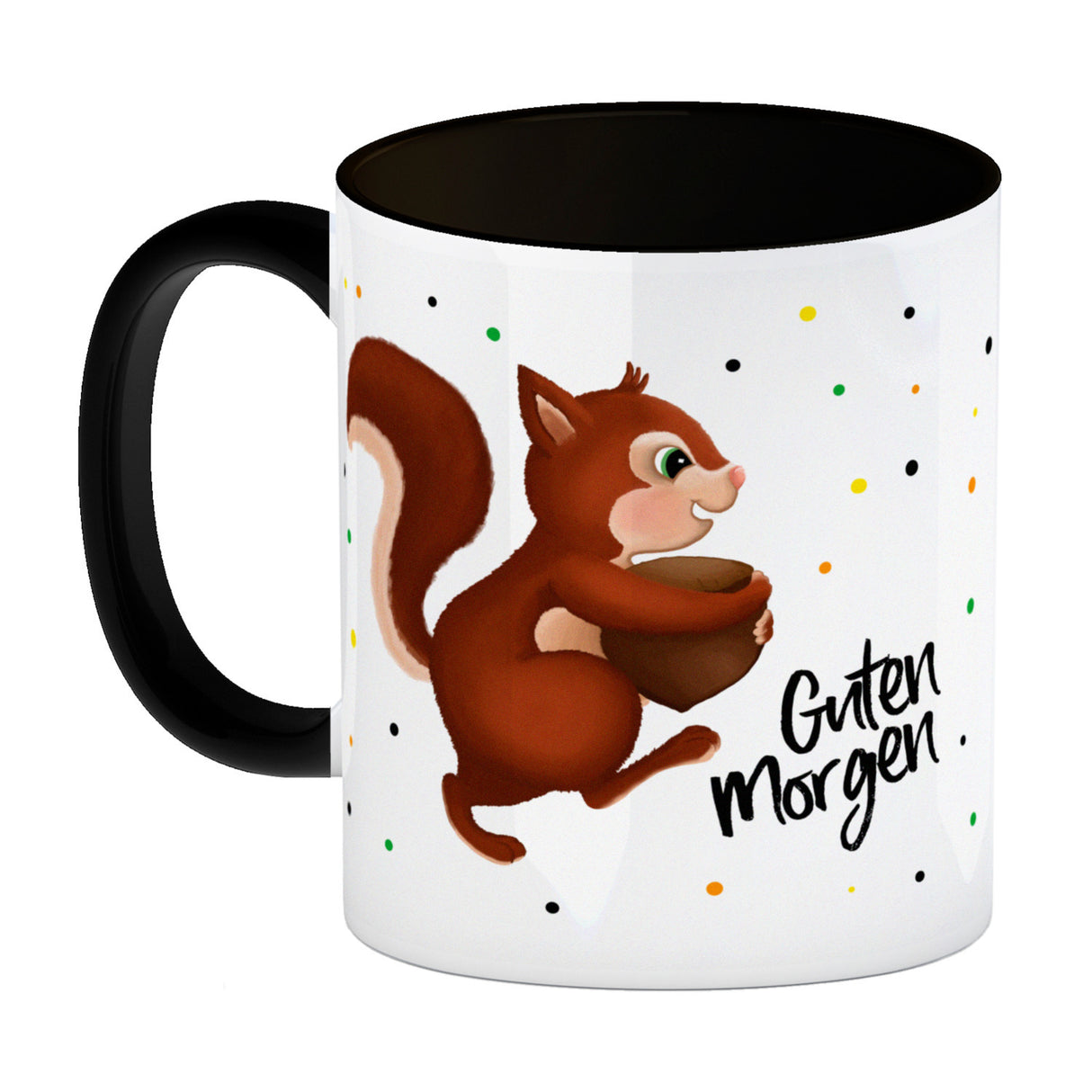 Guten Morgen Eichhörnchen Kaffeebecher