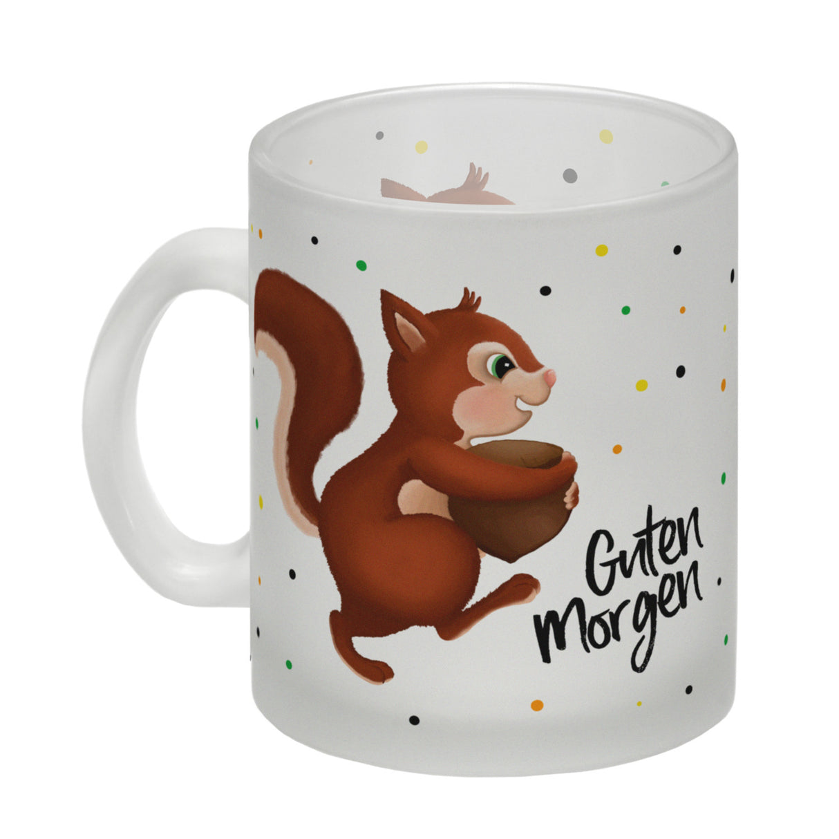Guten Morgen Eichhörnchen Kaffeebecher