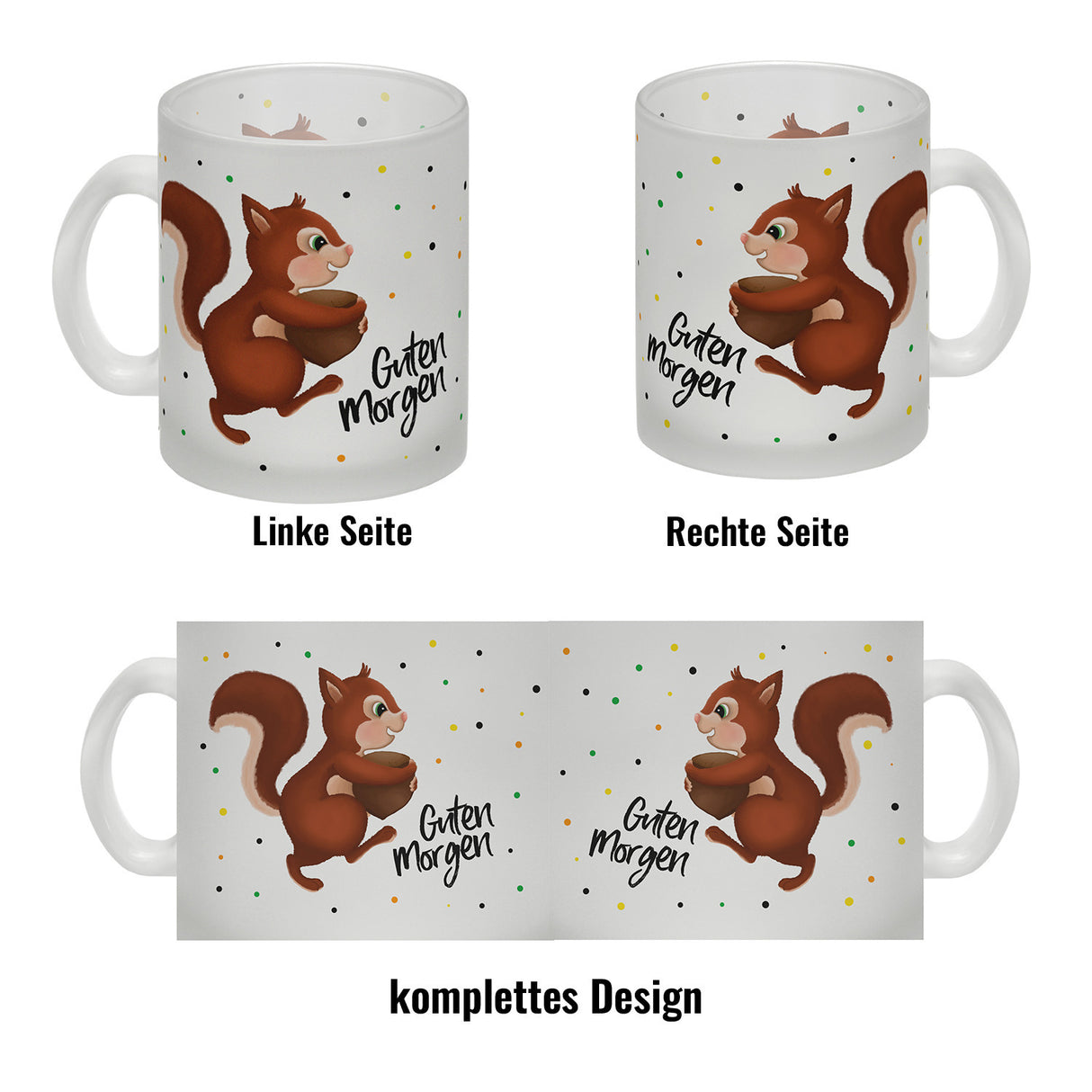 Guten Morgen Eichhörnchen Kaffeebecher