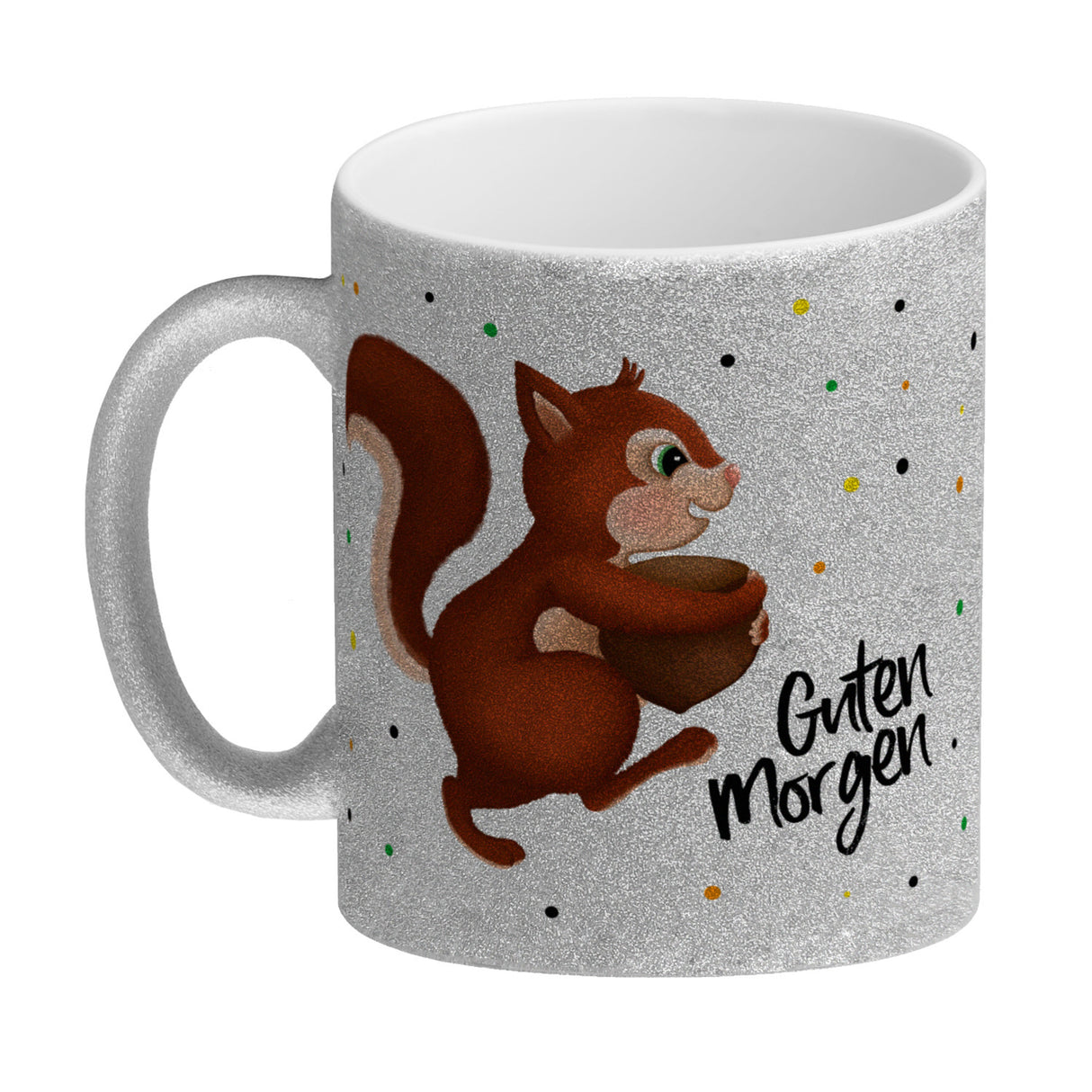 Guten Morgen Eichhörnchen Kaffeebecher