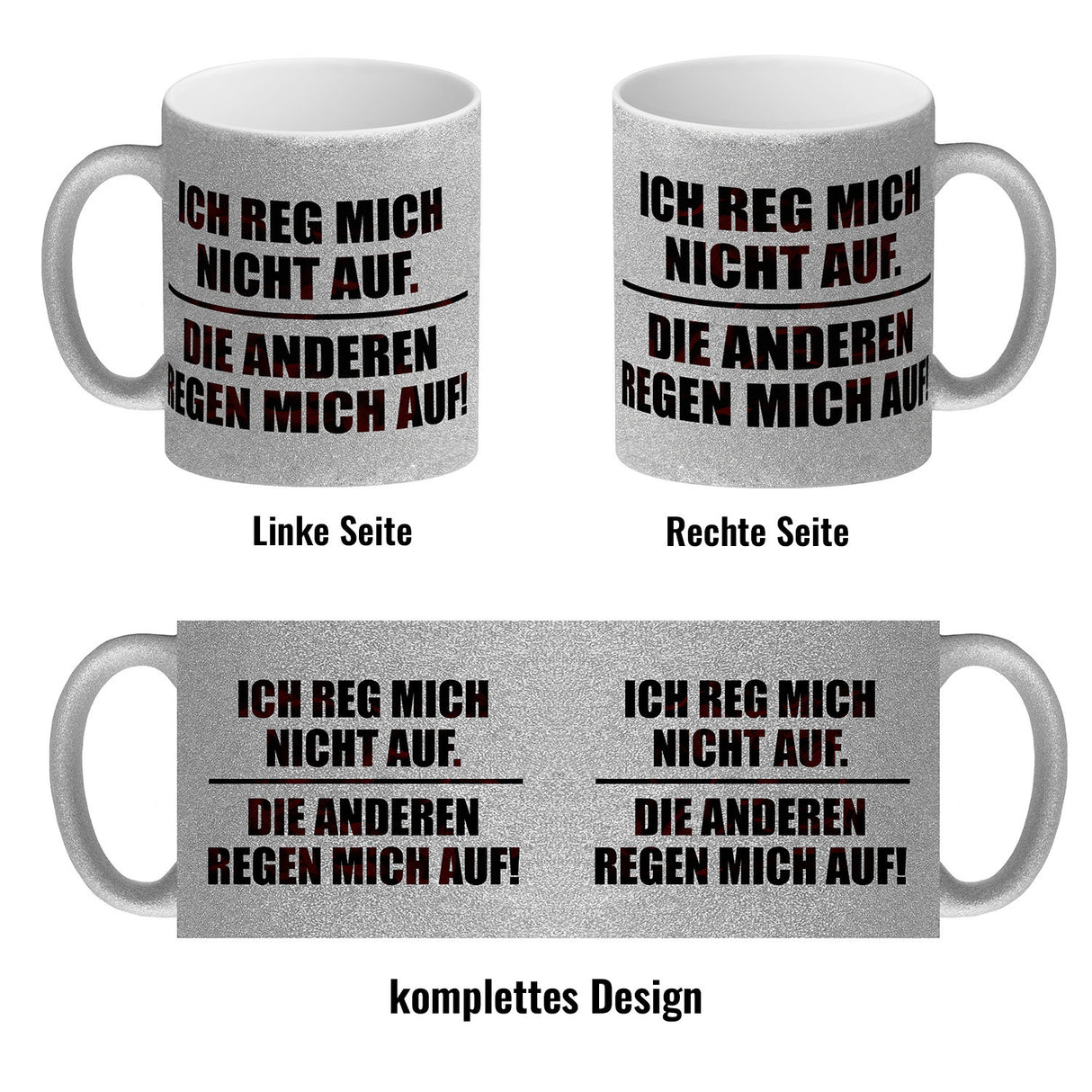 Ich reg mich nicht auf. Die anderen regen mich auf Kaffeebecher