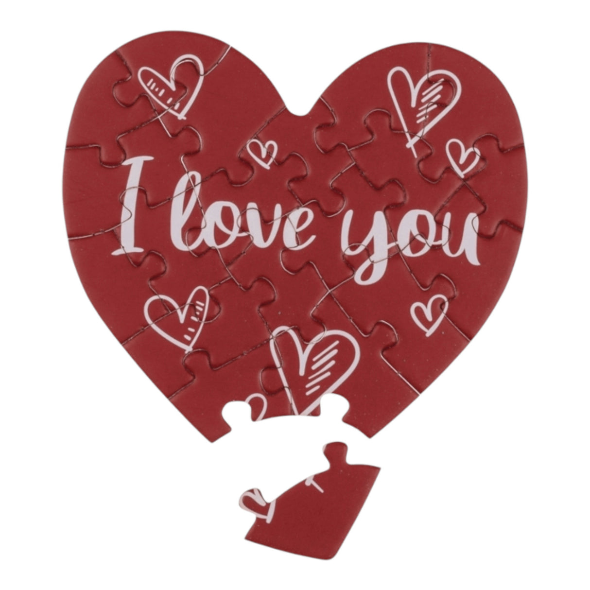Valentinstag Herz Puzzle in zufälliger Variante