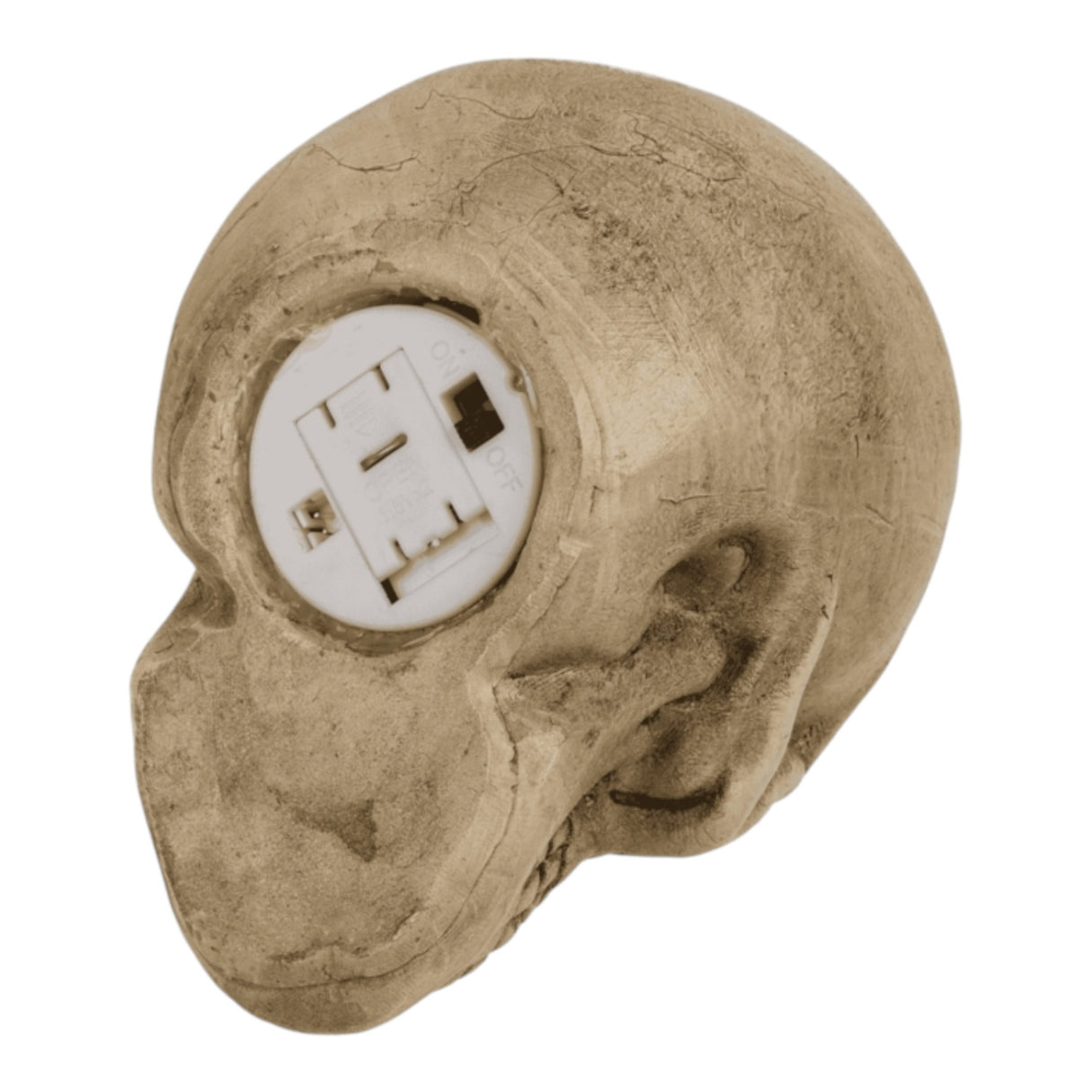Leuchtender Totenkopf LED Dekofigur