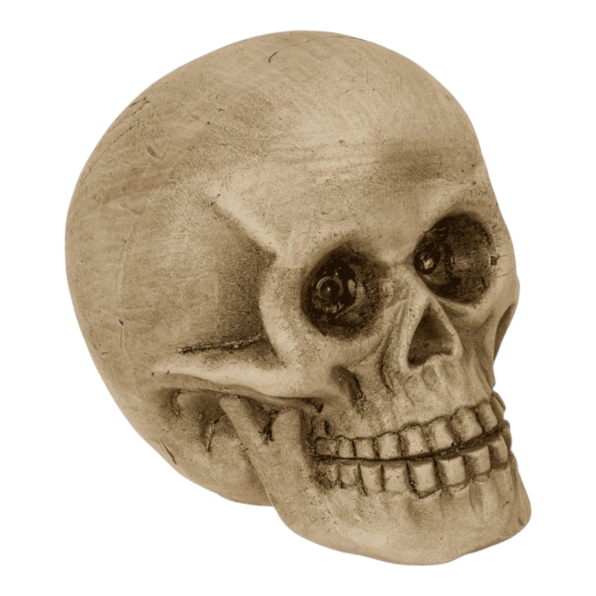 Leuchtender Totenkopf LED Dekofigur