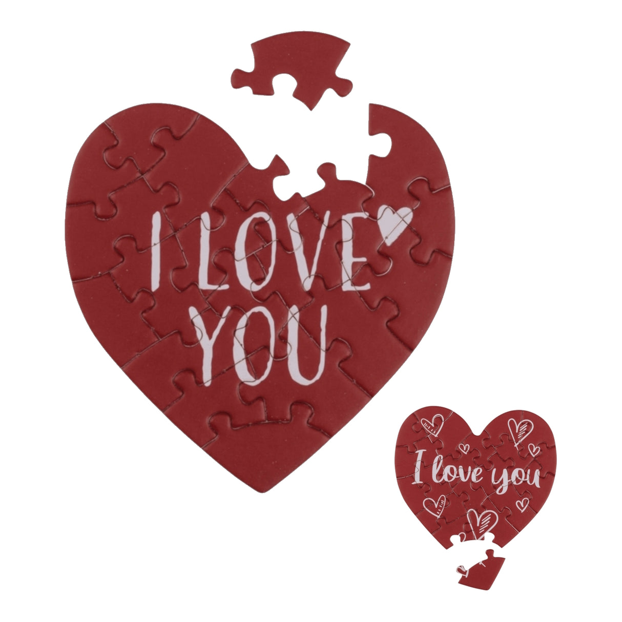 Valentinstag Herz Puzzle in zufälliger Variante