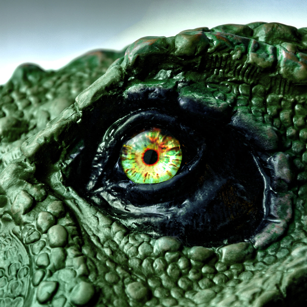 Dinosaurier Maske aus Latex Gummi - T-Rex Gesichtsmaske für Karneval & Fasching